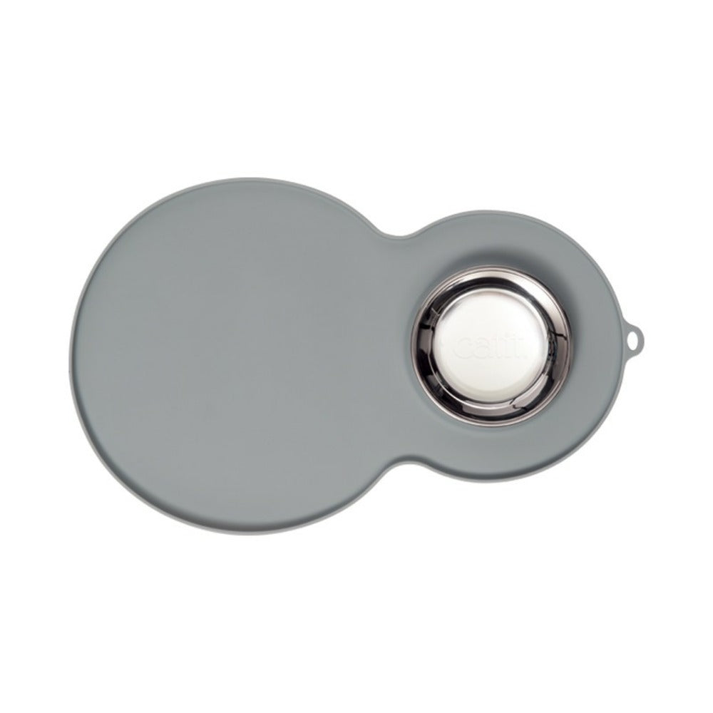 Catit Set De Table Peanut - Taille M - Gris