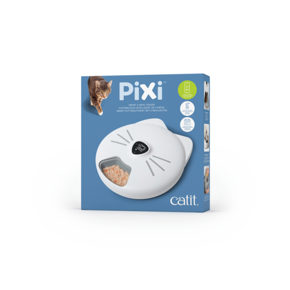 Catit Distributeur Automatique Pixi Smart Avec 6 Repas (nourriture Humide)