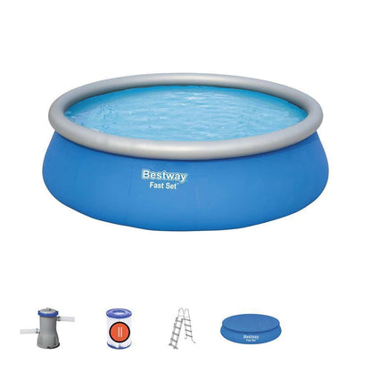 Bestway Kit Piscine Fast Set Pools D 457 H 122 + FAC