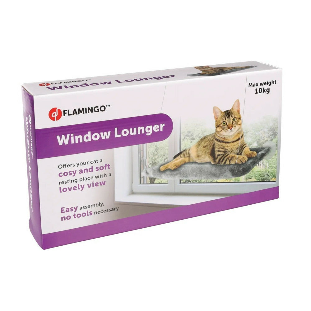 Flamingo Lit Hamac Pour Chat Pour Grande Fenêtre Vitre Minimum 60 Cm