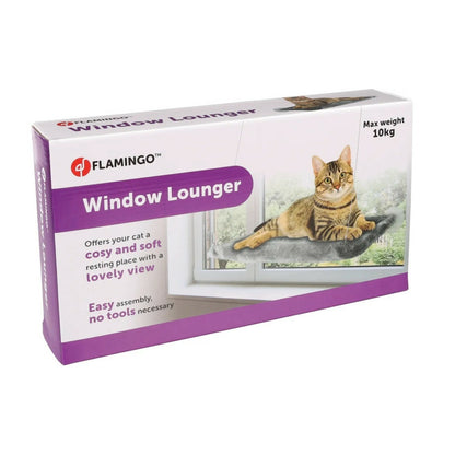 Flamingo Lit Hamac Pour Chat Pour Grande Fenêtre Vitre Minimum 60 Cm