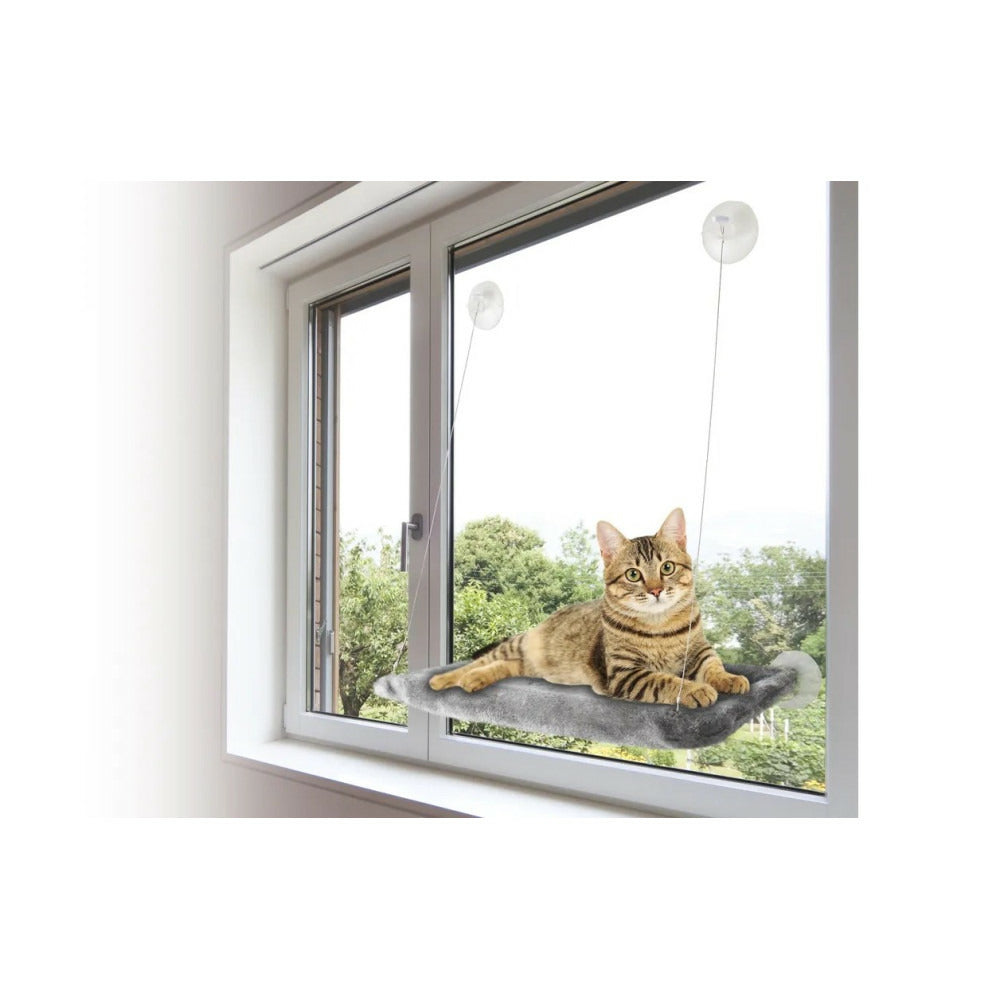 Flamingo Lit Hamac Pour Chat Pour Grande Fenêtre Vitre Minimum 60 Cm