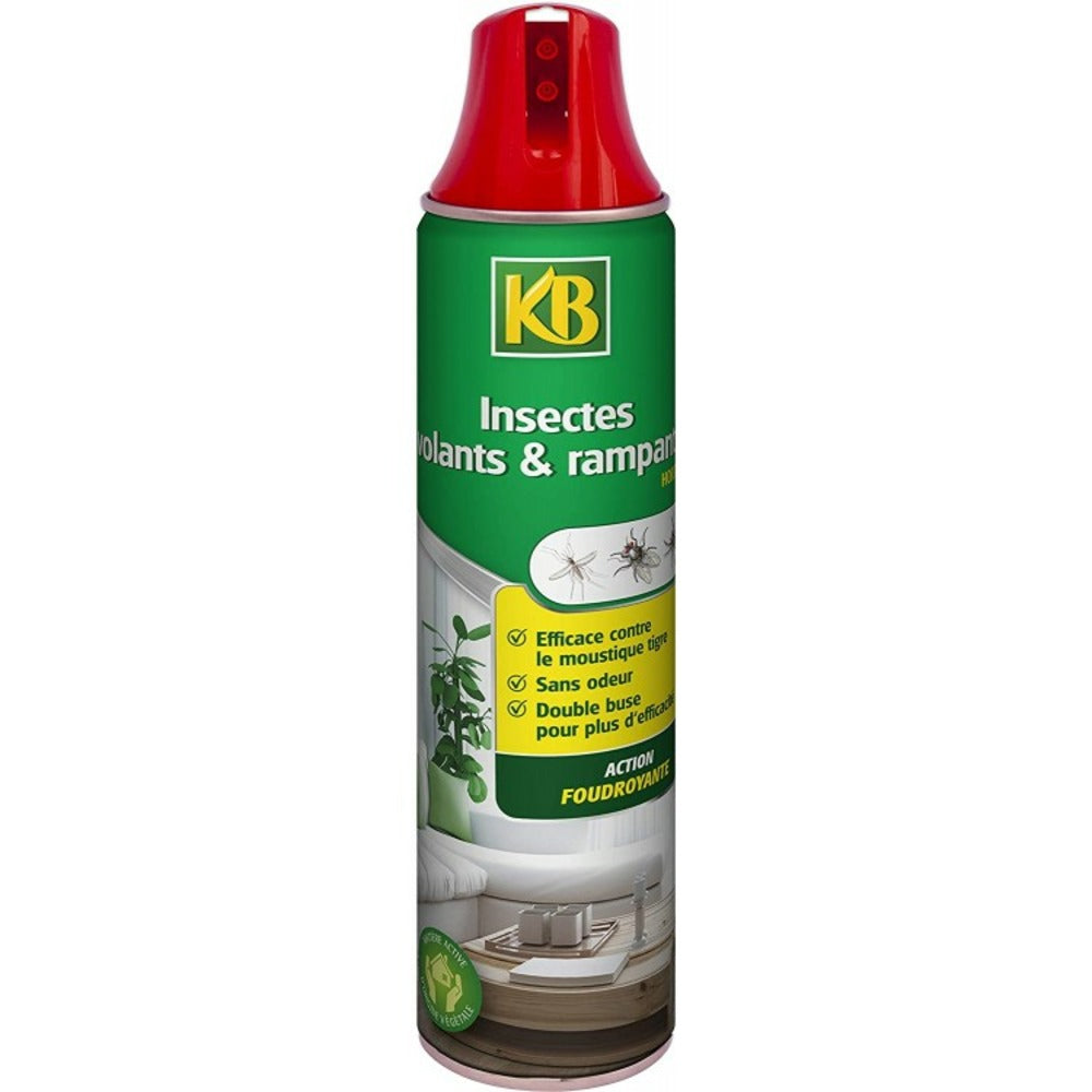  Aérosol Insectes Volants & Rampants, 400 Ml