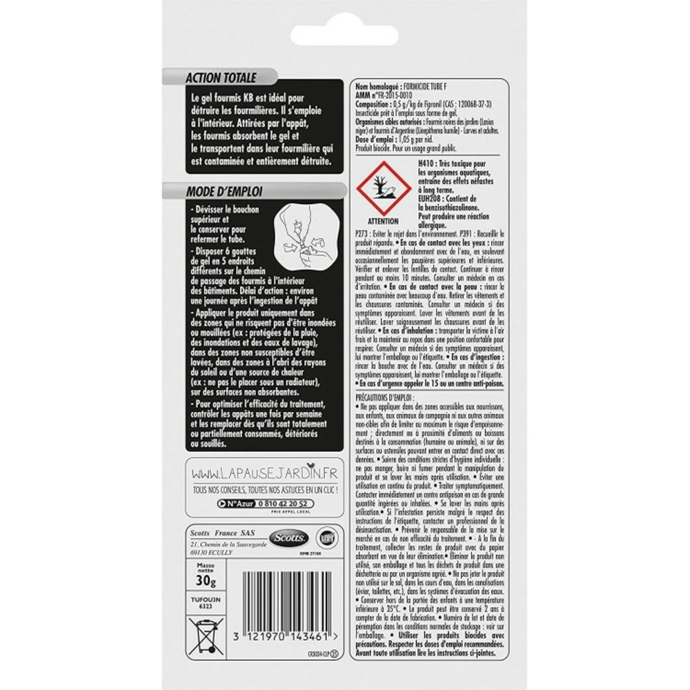  Anti Fourmis Lot De 2 Tubes Gel - 30 G