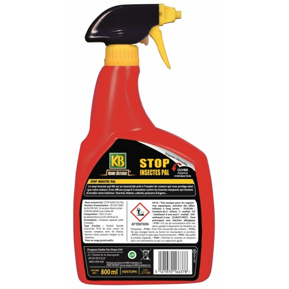  Stop Insectes Prêt A L'emploi - 800ml