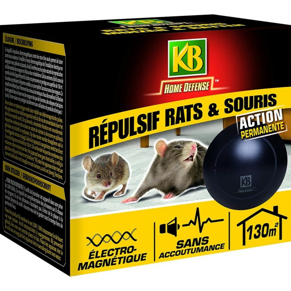  Répulsif Rats Et Souris électromagnétique, 1 Pièce, Taille Unique