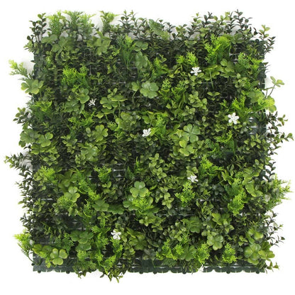  Mur Végétal Artificiel Oxalis - 1m X 1m