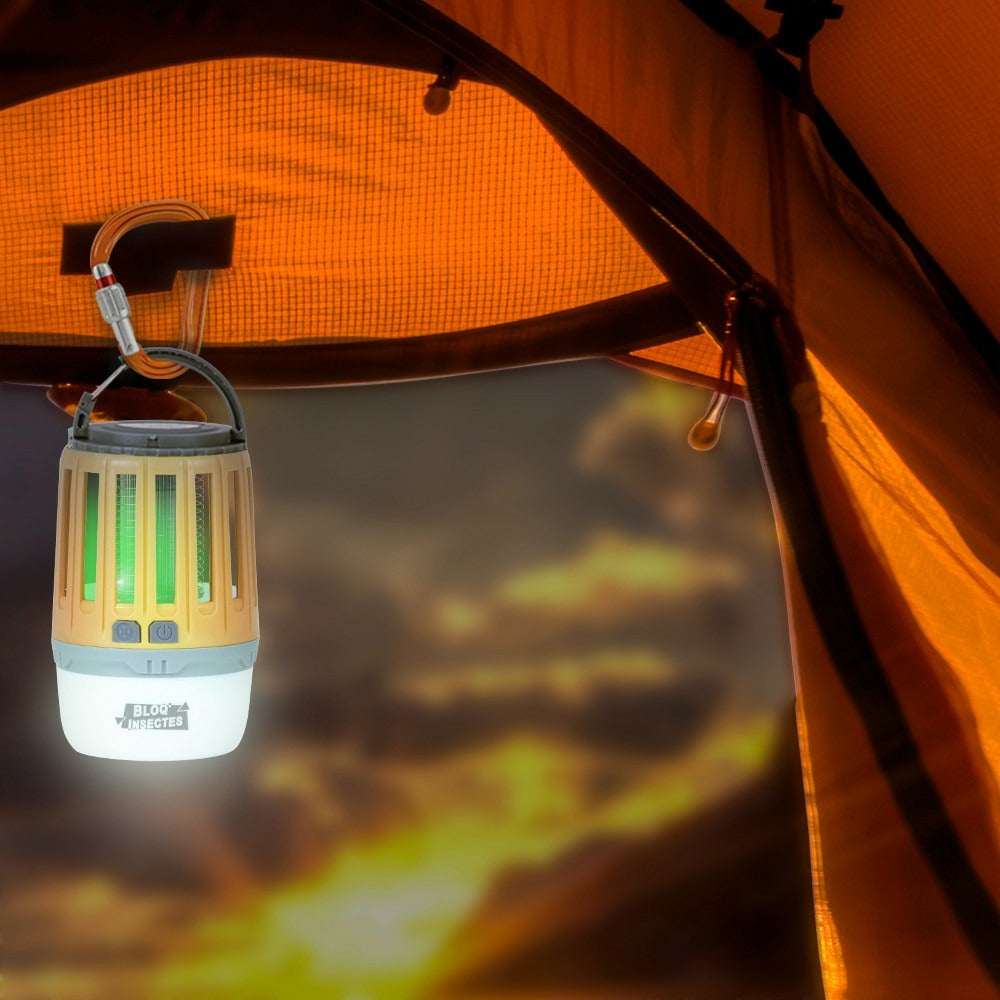  Lampe Uv Anti-insectes, Lampe Rechargeable, Sans Produits Chimiques, 2-en-1