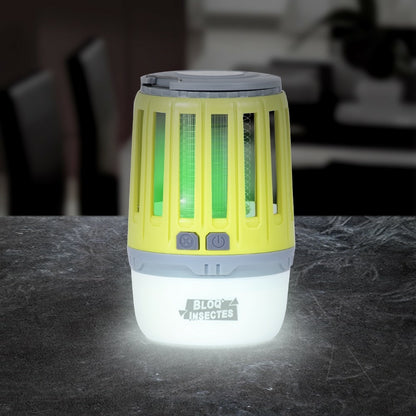  Lampe Uv Anti-insectes, Lampe Rechargeable, Sans Produits Chimiques, 2-en-1