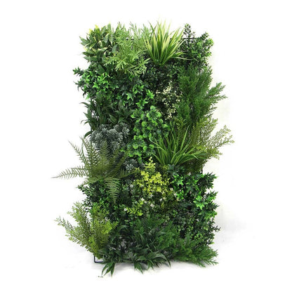  Mur Végétal Artificiel Premium City 3 - 15 Plantes - 1m X 1m