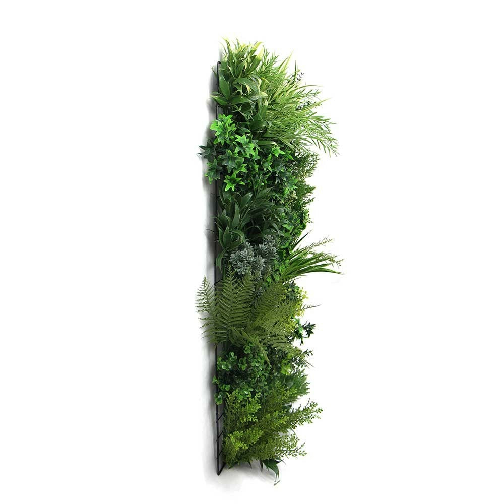  Mur Végétal Artificiel Premium City 3 - 15 Plantes - 1m X 1m