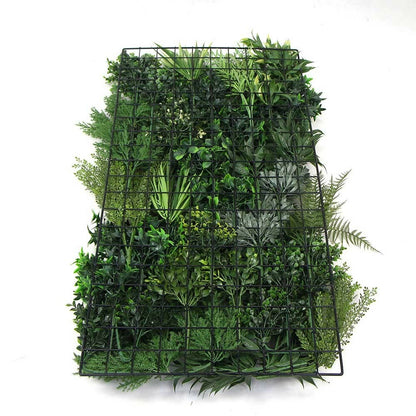  Mur Végétal Artificiel Premium City 3 - 15 Plantes - 1m X 1m
