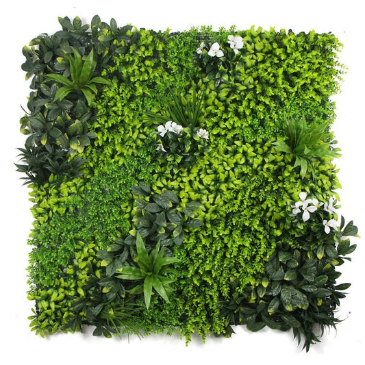  Mur Végétal Artificiel Clematis - 1m X 1m