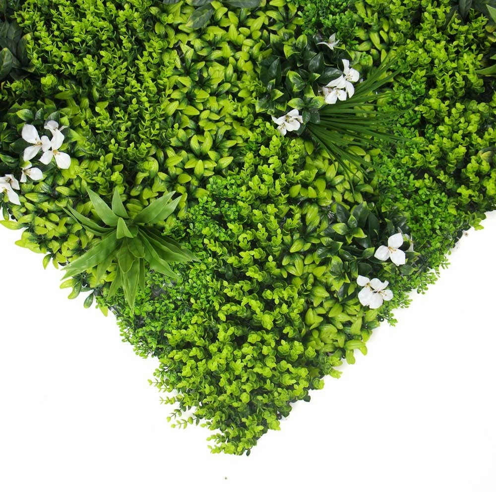  Mur Végétal Artificiel Clematis - 1m X 1m