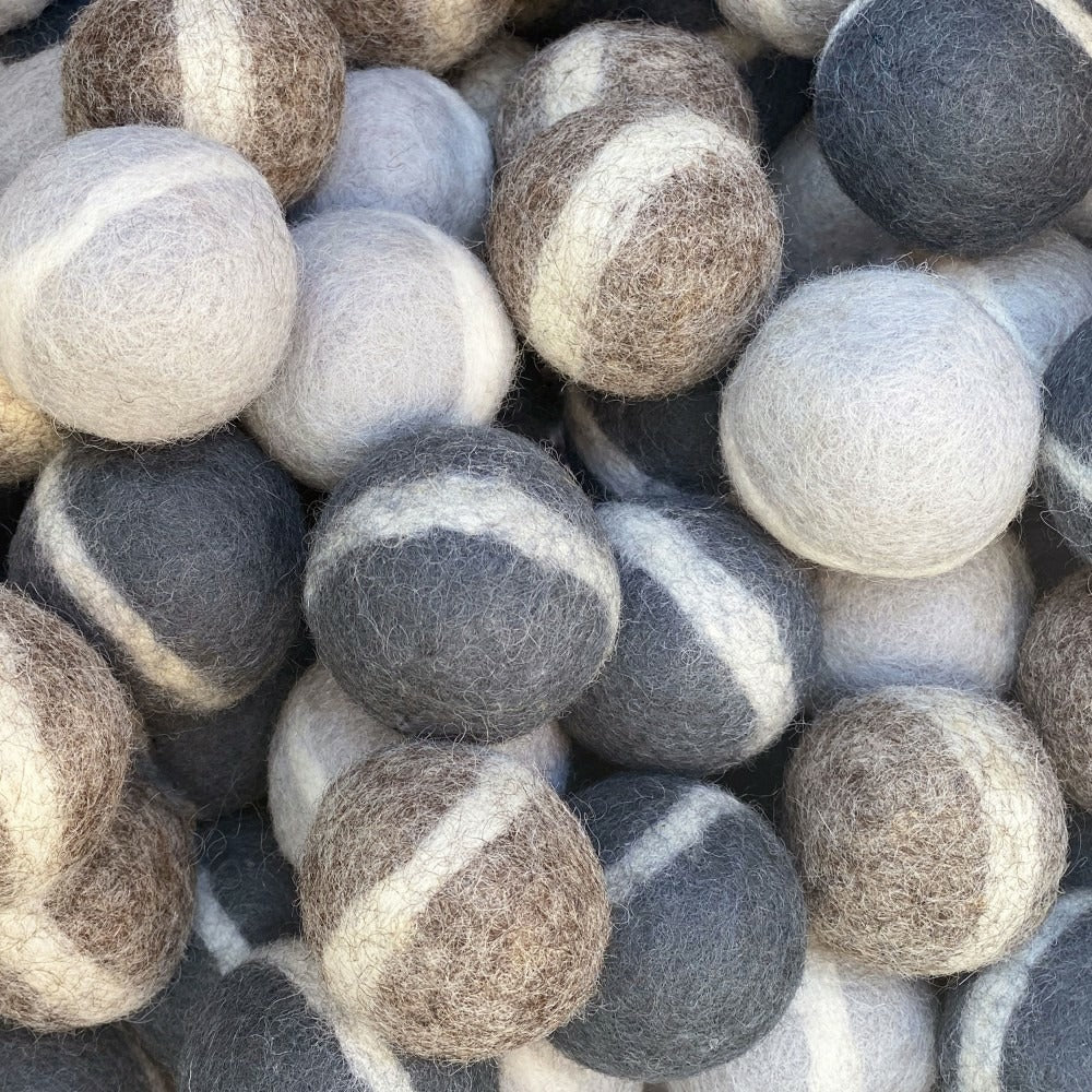  Bala - Lot De 3 Balles De Jeu Pour Chat En Feutre De Laine ø4cm