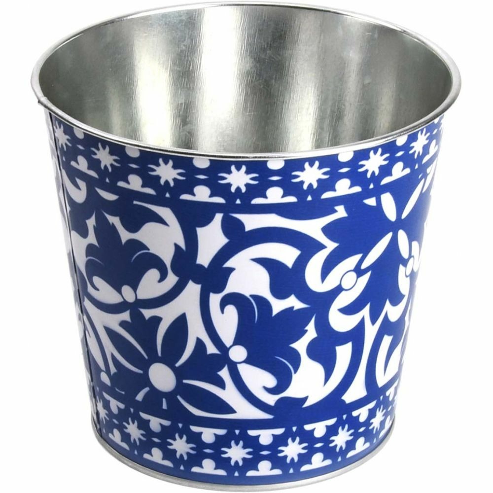  Jardinière En Zinc 3 Pots Carreaux De Ciment