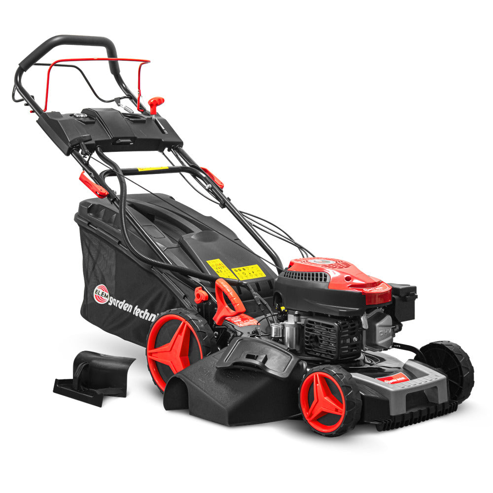  Tondeuse Thermique Autotractée 144.3cc - 46cm Avec Démarrage électrique -mulchin