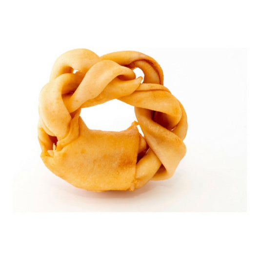 Gloria Snack Pour Chiens Snackys Rawhide Miel 12 Cm Donut Tressé