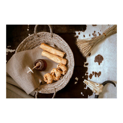 Gloria Snack Pour Chiens Snackys Rawhide Miel 12 Cm Donut Tressé