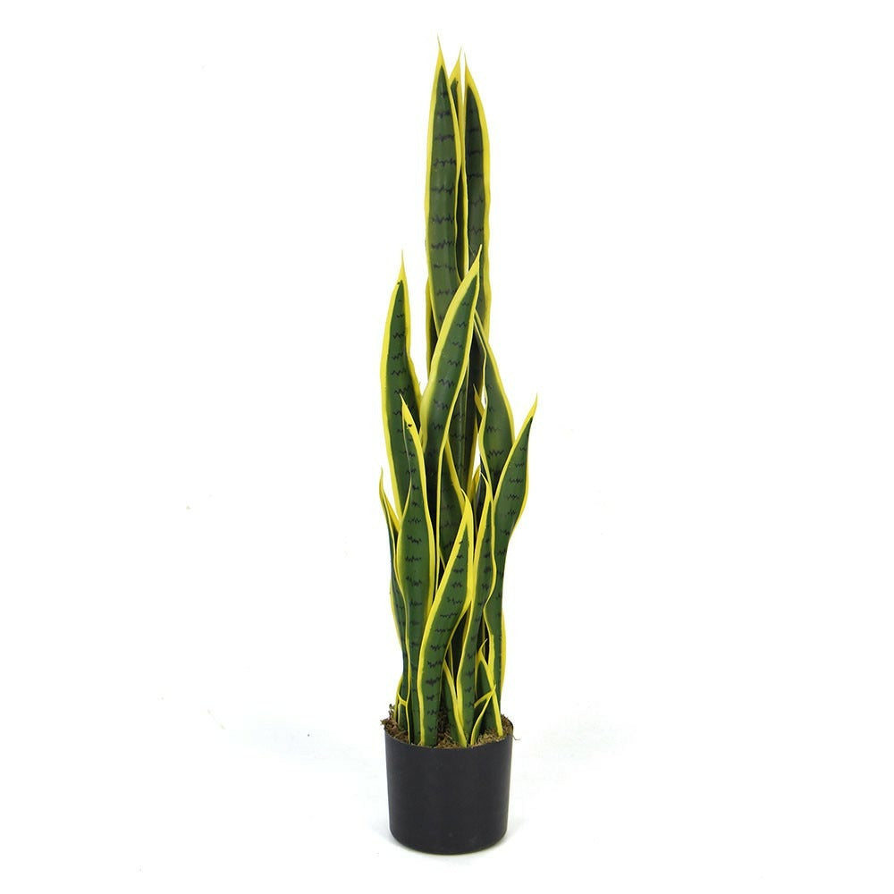  Plante Artificielle - Sanseviera Jaune 89cm