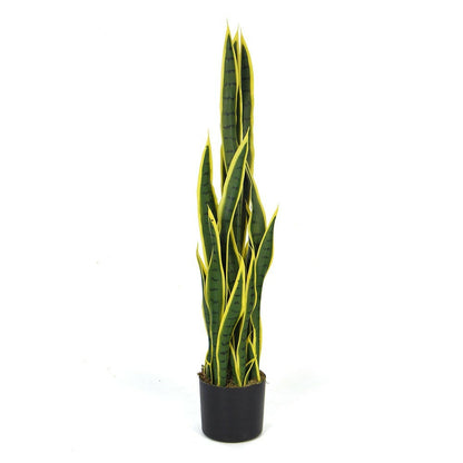  Plante Artificielle - Sanseviera Jaune 89cm
