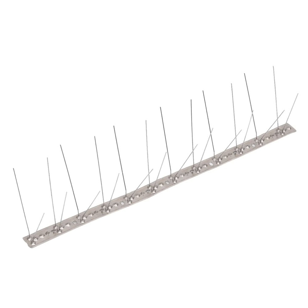 VIDAXL Ensemble De 6 Pointes à 4 Rangées Contre Oiseaux Inox 3 M