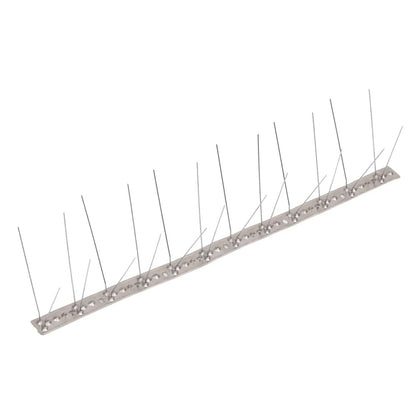 VIDAXL Ensemble De 6 Pointes à 4 Rangées Contre Oiseaux Inox 3 M