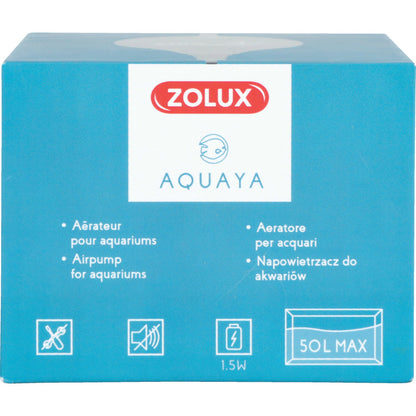 Zolux Bulleur Aérateur 1.5w Débit 18.6 L/h Vert Pour Aquarium Max 50 Litres
