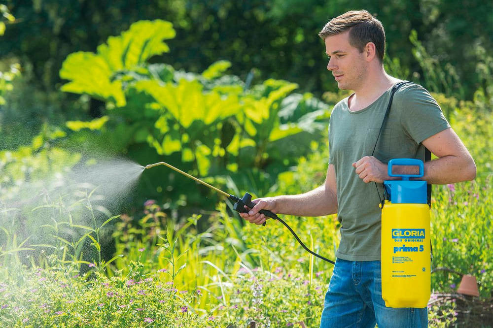 Gloria Pulvérisateur à Pression Prima 5 Lance En Laiton - 5l