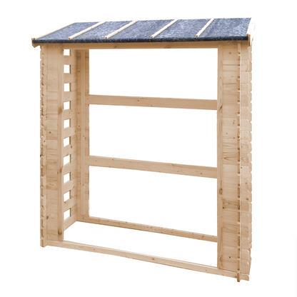  Abri à Bûches 1,75 M3 - Abri De Stockage Pour Bois De Chauffage - Range Bûches Extérieur - Abri à Vélo/container - M201
