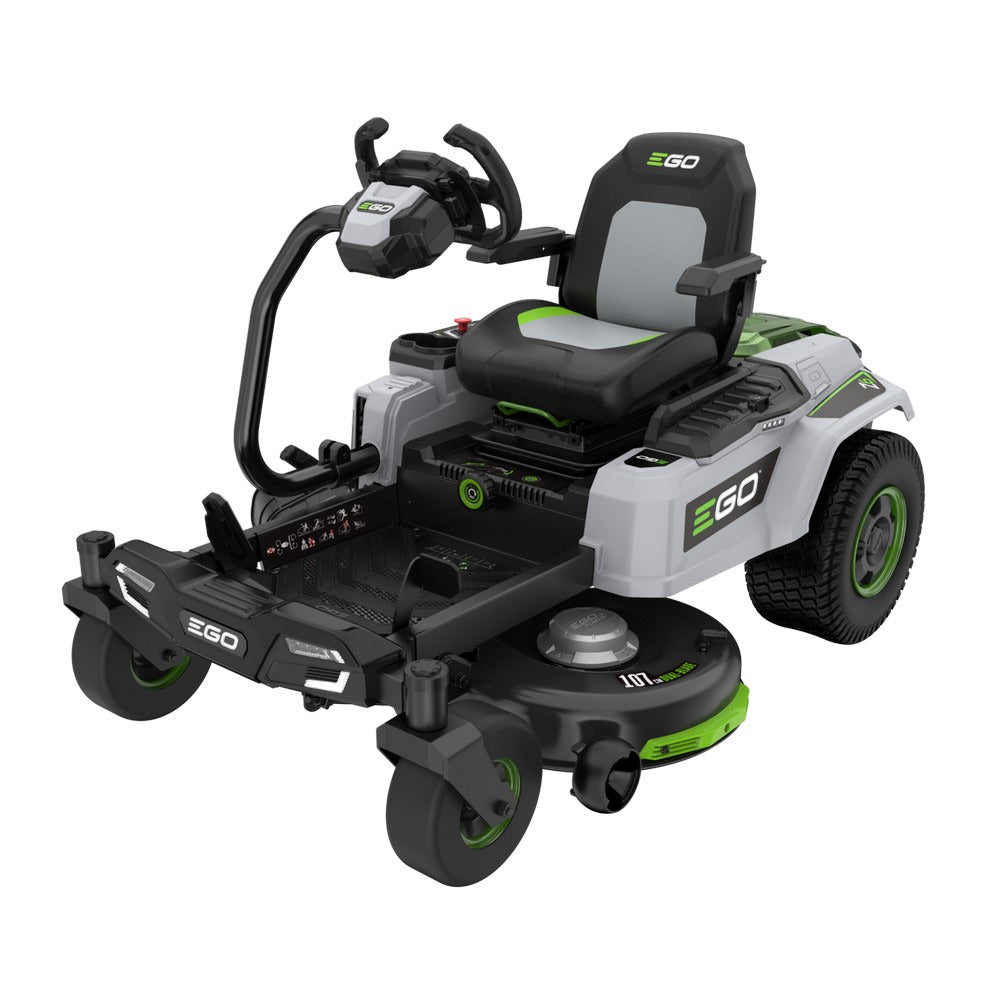  Tondeuse à Gazon Zero Turn (avec Volant) Batterie 15ah Chargeur Mural Inclus Ego Coupe 107 Cm Zt4201es