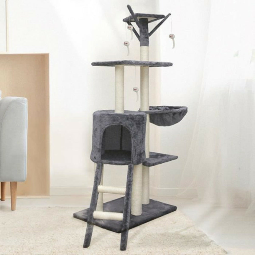  Jipsy Arbre A Chat Gris - 79 X 34 X 138 Cm - Gris