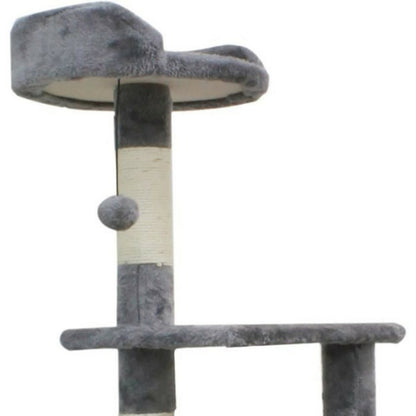  Arbre A Chat Jasper - 40 X 40 X 114 Cm - Gris