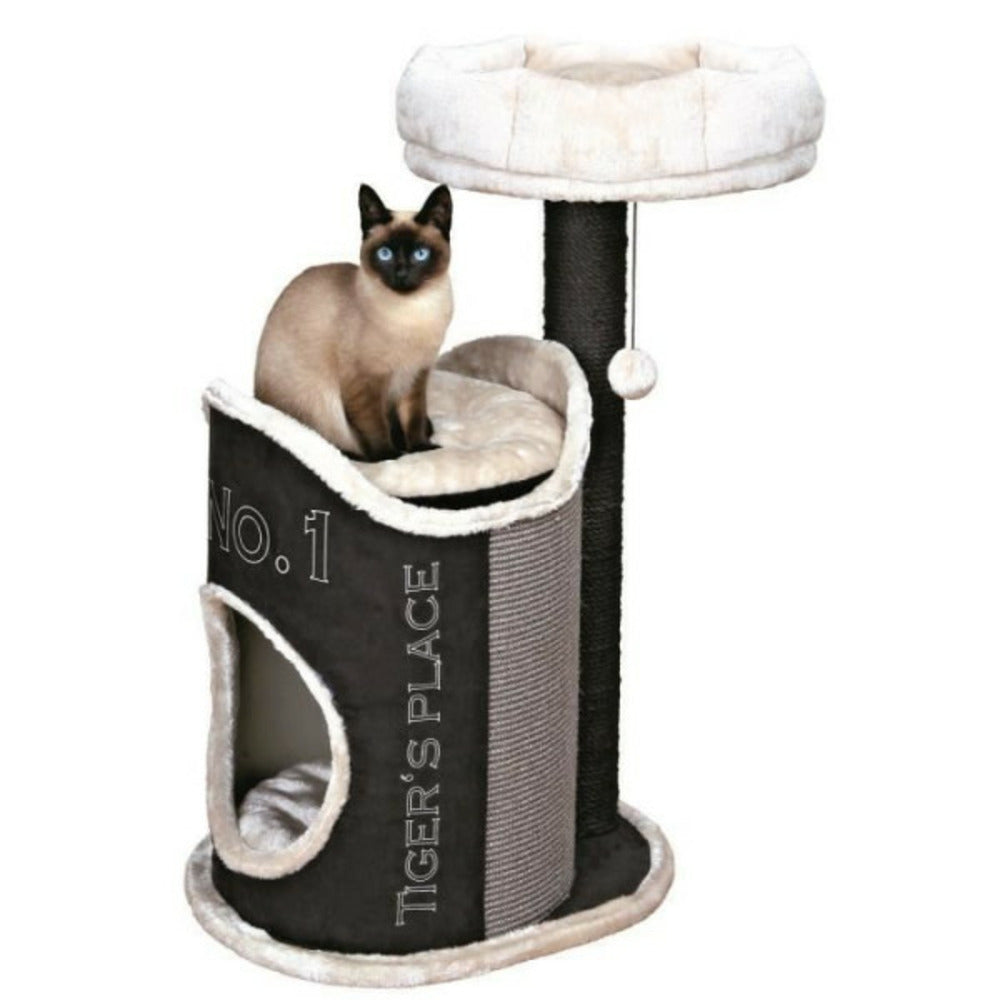 Trixie Arbre A Chat Susana 90cm - Noir Et Gris Clair