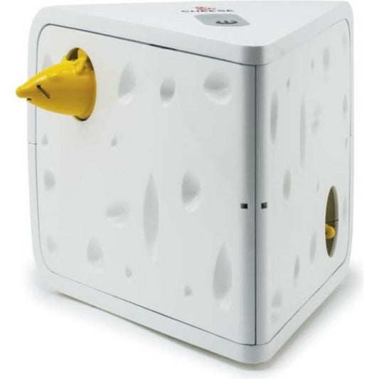  Petsafe - Jouet Automatique Pour Chat Cheese - Cache-cache Stimulant Avec Souris Pour L'intérieur, A Pile, Programme 15min