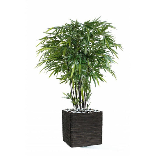  Bambou Artificiel à Cannes Noires Effet Zen H 180 Cm - Choisissez Votre Hauteur: