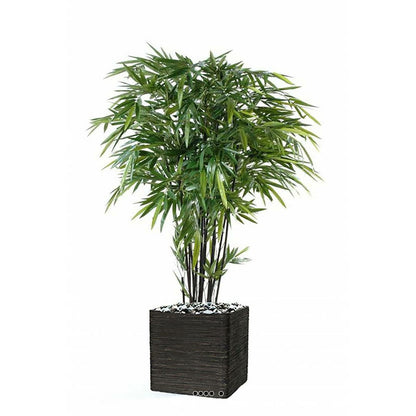  Bambou Artificiel à Cannes Noires Effet Zen H 150 Cm - Choisissez Votre Hauteur:
