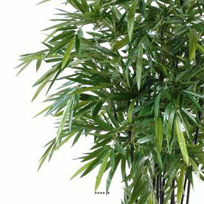  Bambou Artificiel à Cannes Noires Effet Zen H 150 Cm - Choisissez Votre Hauteur: