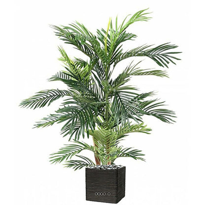  Joli Palmier Areca Artificiel En Pot Multitroncs H 150 Cm Vert - Choisissez Votr
