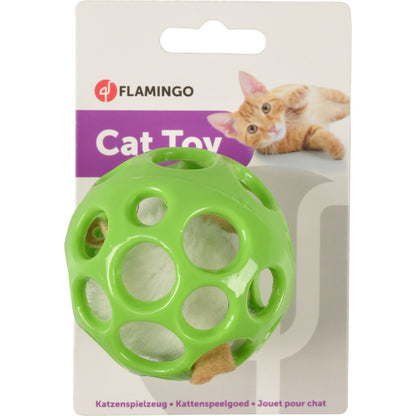 Flamingo Balle Verte Avec Souris A L'intérieur ø 7 Cm