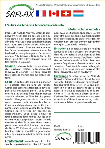  Kit De Culture - L'arbre De Noël De Nouvelle-zélande - 300 Graines - Metrosideros Excelsa