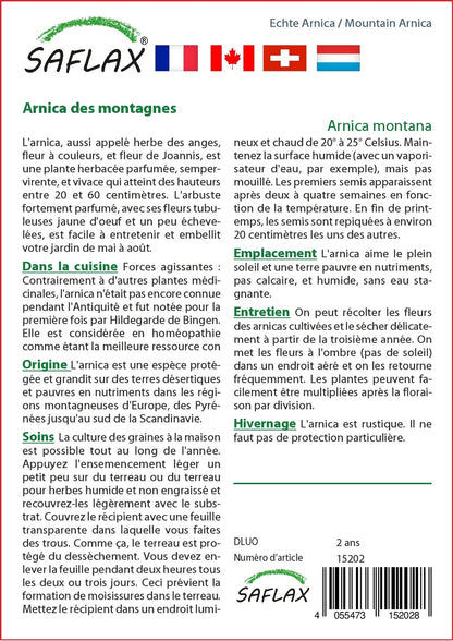  Kit De Culture - Arnica Des Montagnes - 40 Graines - Arnica Montana