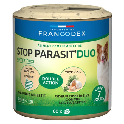  Anti Parasitaire Naturel 60 Comprimés Pour Grand Chien