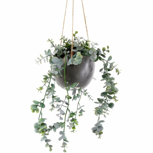  Eucalyptus Artificiel Avec Suspension En Céramique