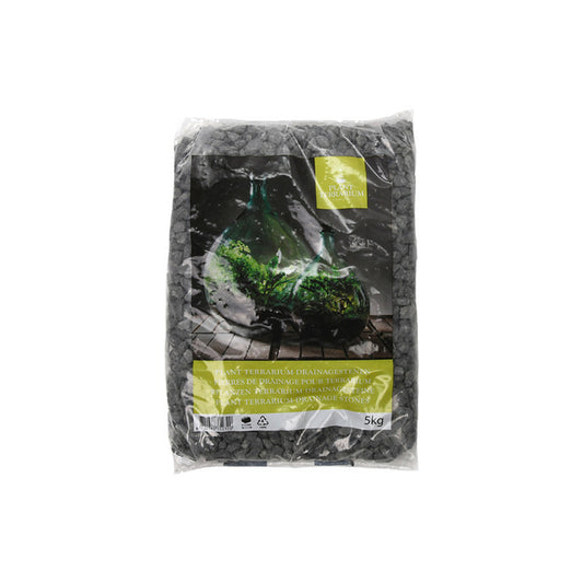 ESSCHERT DESIGN Cailloux Drainage Terrarium Foncés 5 Kg