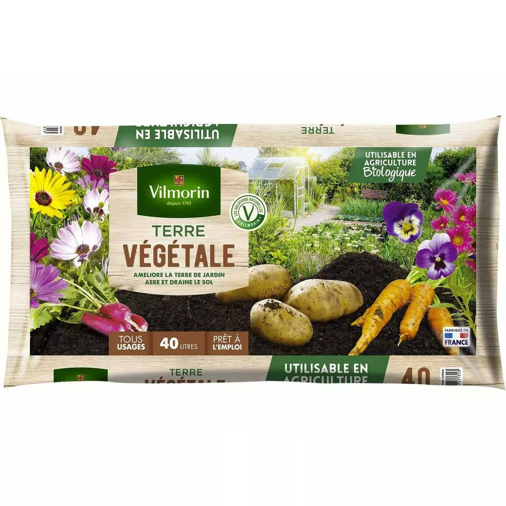  Terre Végétale 40 Litres
