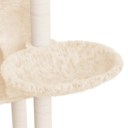 VIDAXL Arbre à Chat Avec Griffoirs En Sisal Crème 108,5 Cm