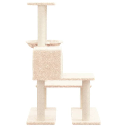 VIDAXL Arbre à Chat Avec Griffoirs En Sisal Crème 94,5 Cm