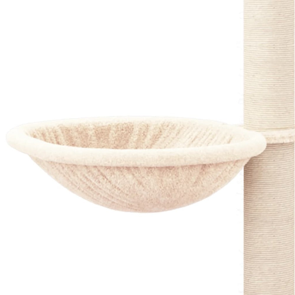VIDAXL Arbre à Chat Avec Griffoirs En Sisal Crème 94,5 Cm