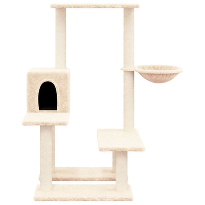 VIDAXL Arbre à Chat Avec Griffoirs En Sisal Crème 94,5 Cm